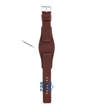 Fossil Fossil JR8339 Watch Band Brown Leather 20 mm