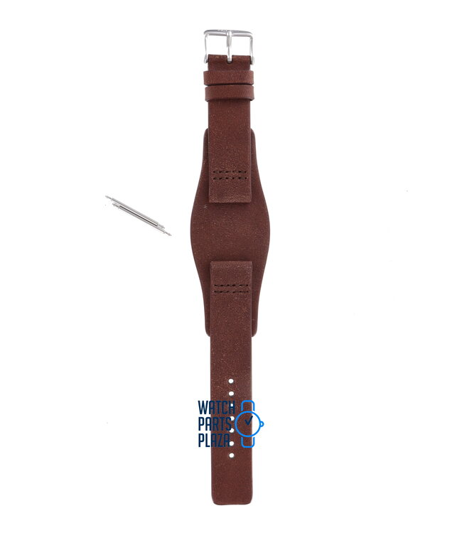 Fossil JR8339 Watch Band JR-8339 Brown Leather 20 mm Big Tic