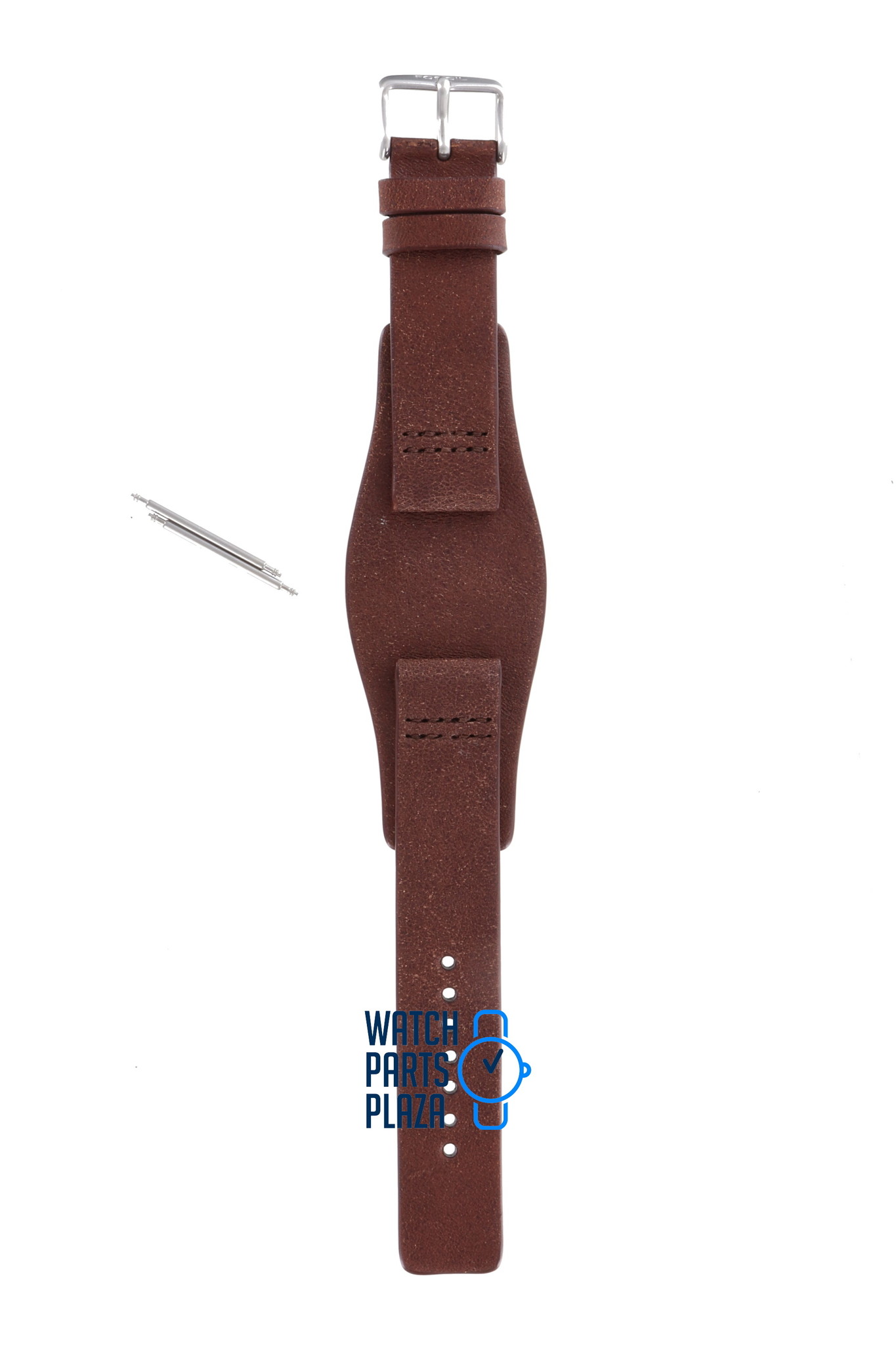 Fossil JR8339 Watch Band Brown Leather 20 mm Watch Plaza