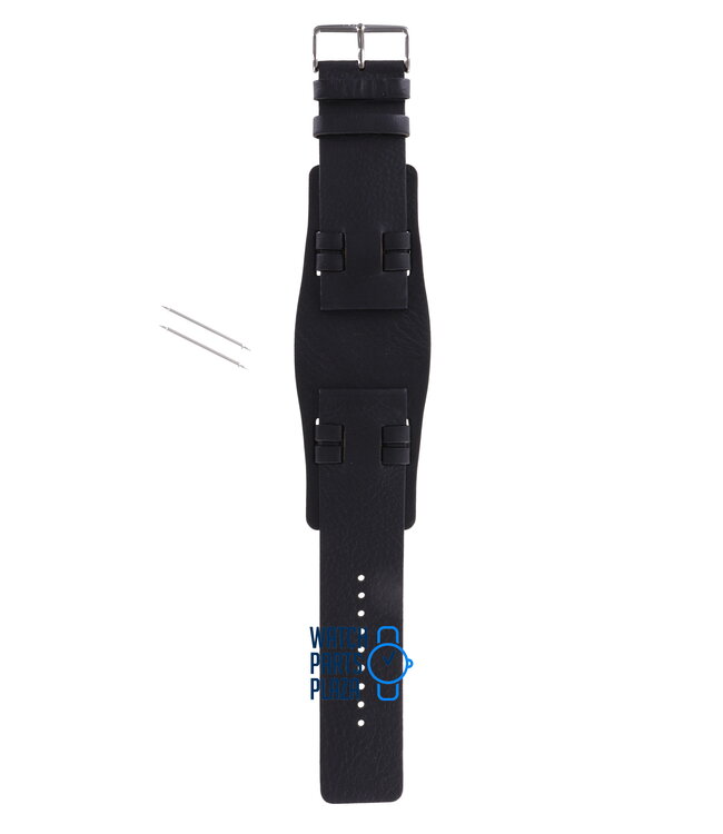 Fossil JR8340 The Matrix Watch Band JR-8340 Black Leather 28 mm Big Tic