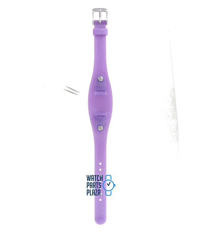 Fossil JR8343 Watch Band JR-8343 Purple Silicone 12 mm
