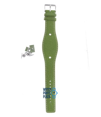 Fossil Fossil JR8364 Watch Band Green Leather 09 mm