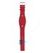 Fossil JR8366 Watch Band JR-8366 Red Leather 10 mm