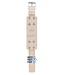 Fossil JR8361 Watch Band JR-8361 White Leather 24 mm