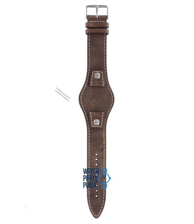 Fossil JR8381 Watch Band JR-8381 Brown Leather 18 mm Authentic