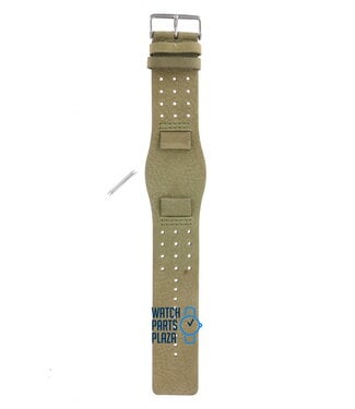 Fossil Fossil JR8384 Watch Band Green Leather 19 mm