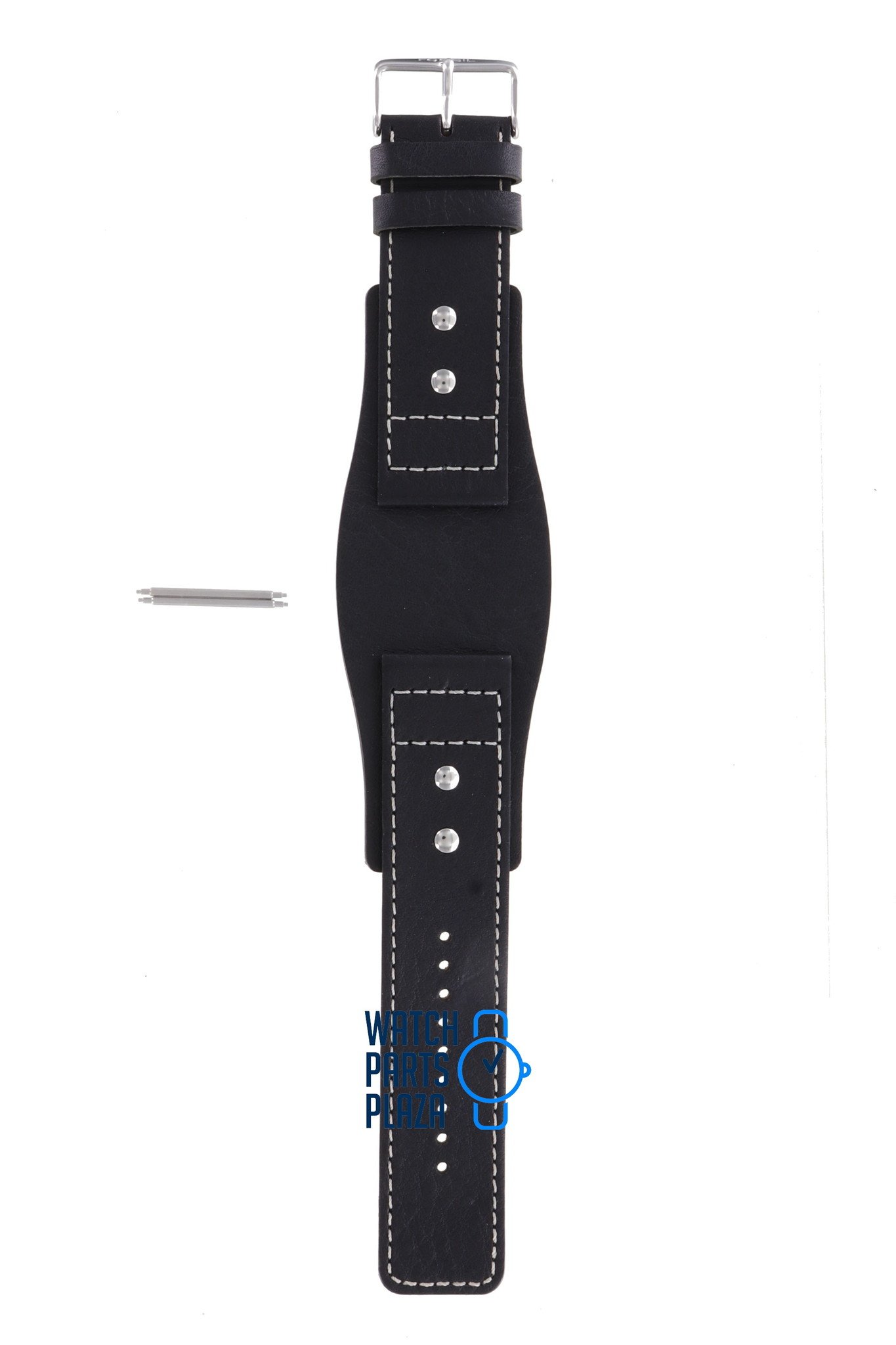 Fossil JR8444 Davis Cup Watch Band Black Leather 26 mm