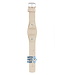 Fossil JR8481 Watch Band JR-8481 White Leather 24 mm