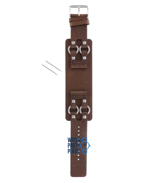 Fossil JR8482 Horlogeband JR-8482 Bruin Leer 24 mm