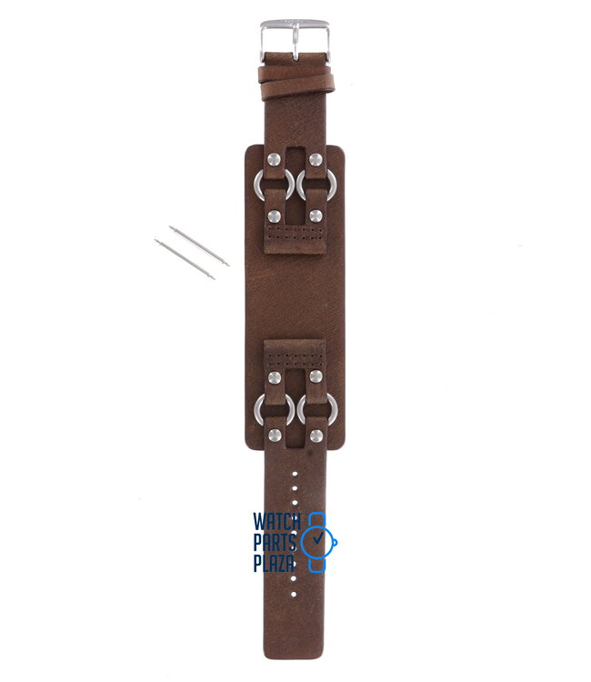 Fossil JR8482 Watch Band JR-8482 Brown Leather 24 mm