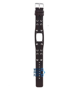 Fossil Fossil JR8514 Watch Band Black Leather 15 mm