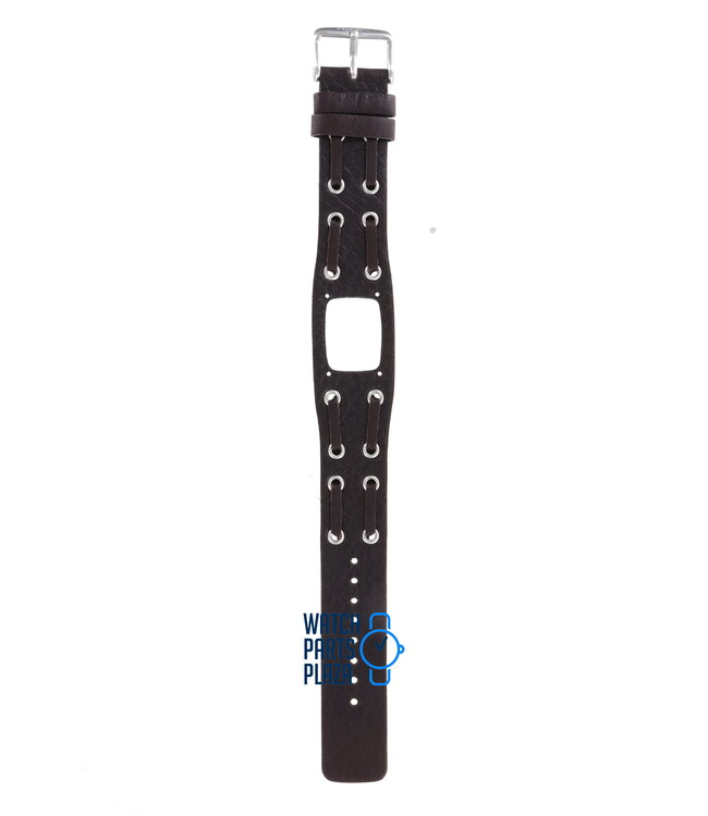 Fossil JR8514 Watch Band JR-8514 Black Leather 15 mm