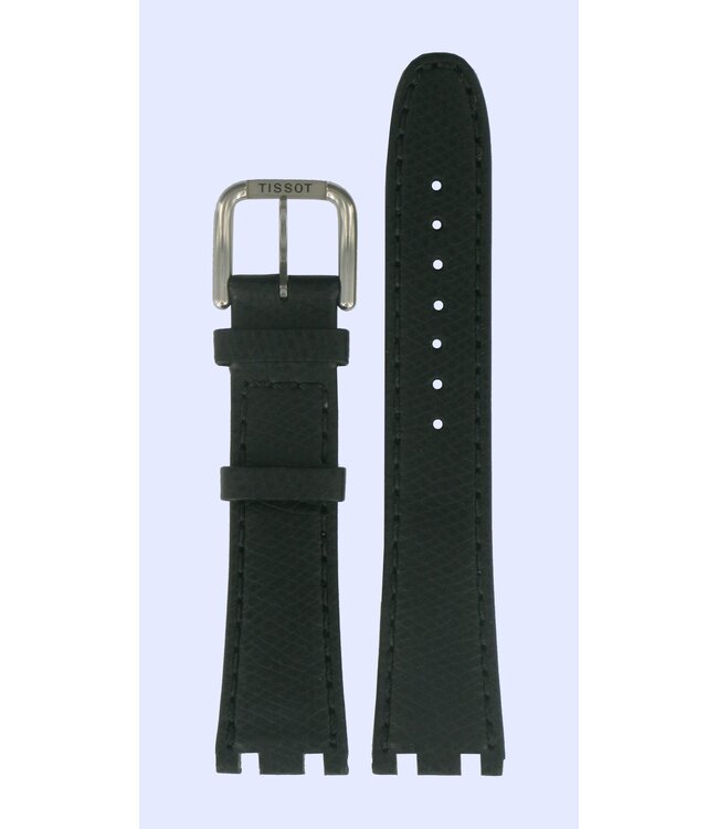 Tissot T37182007 & T37177012 Watch Band T600012995 Black Leather 20 mm Two Timer 4