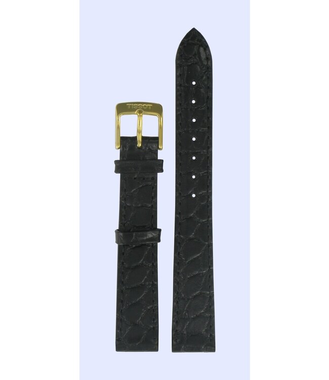 Tissot T71311 & T71211 Carmel Watch Band T600013034 Black Leather 14 mm Carson