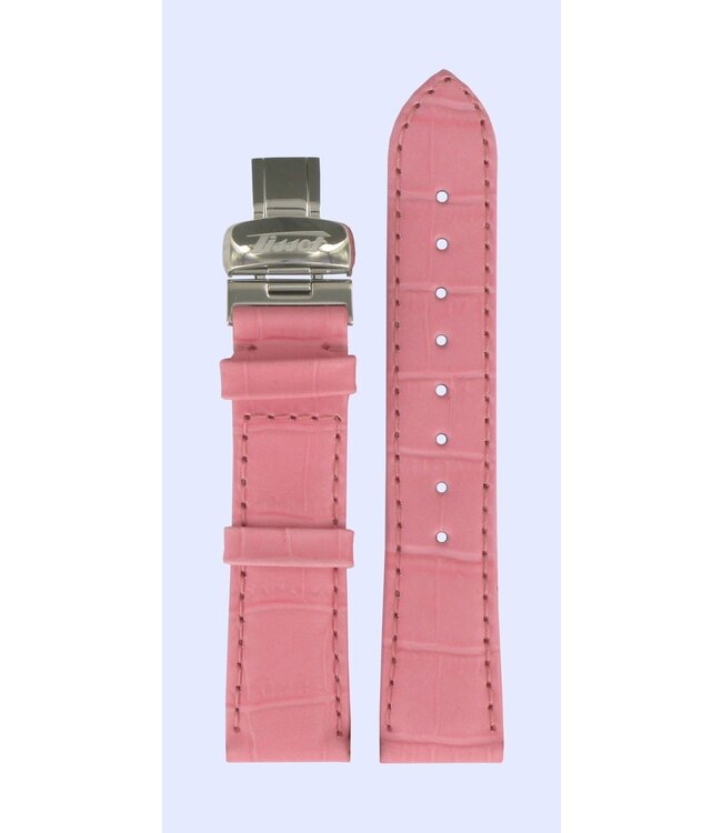 Tissot T66164702 Heritage Watch Band T600013042 Pink Leather 18 mm Porto Chrono