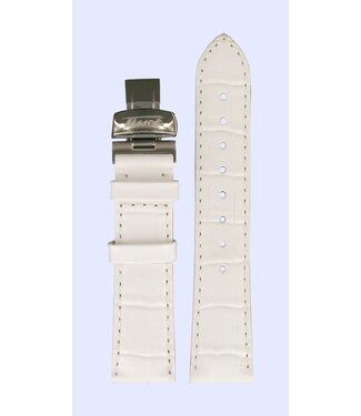 Tissot Tissot T66165782 Heritage Pulseira De Relógio Branco Couro 18 mm