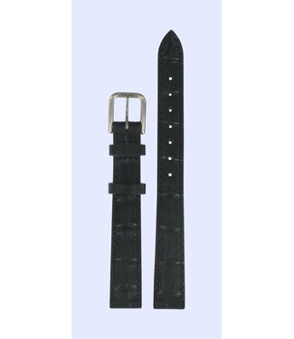 Tissot Tissot T57112131 - Stylis-T Pulseira De Relógio Preto Couro 12 mm