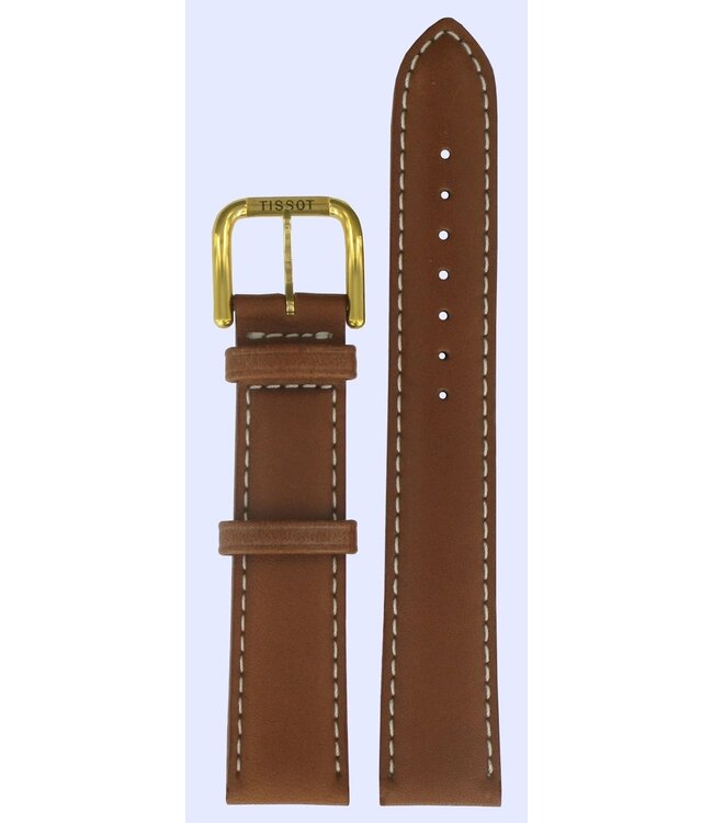 Tissot T3424 & T6134 - PR50 2000 Watch Band Brown Leather 18 mm - Watch ...