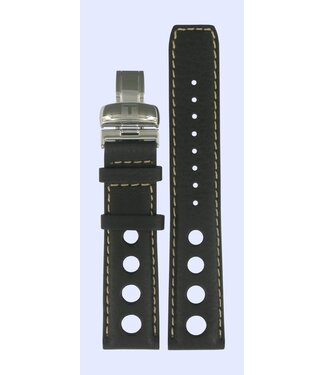 Tissot Tissot J562 / 662 - PRS516 Watch Band Dark Brown Leather 20 mm