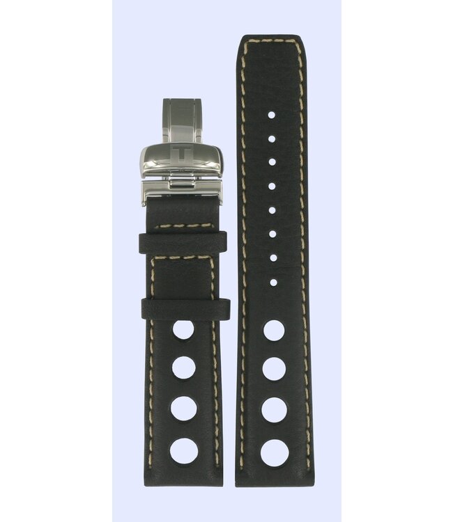 Tissot J562 / 662 - PRS516 Watch Band T600013237 Dark Brown Leather 20 mm PRS 516