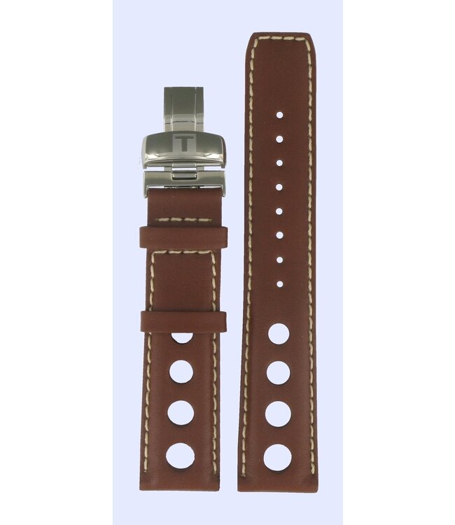 Tissot J562/662 T-Touch Watch Band T600013240 Brown Leather 20 mm PRS 516