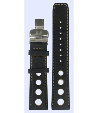 Tissot Tissot J562/662 T-Touch Watch Band Black Leather 20 mm