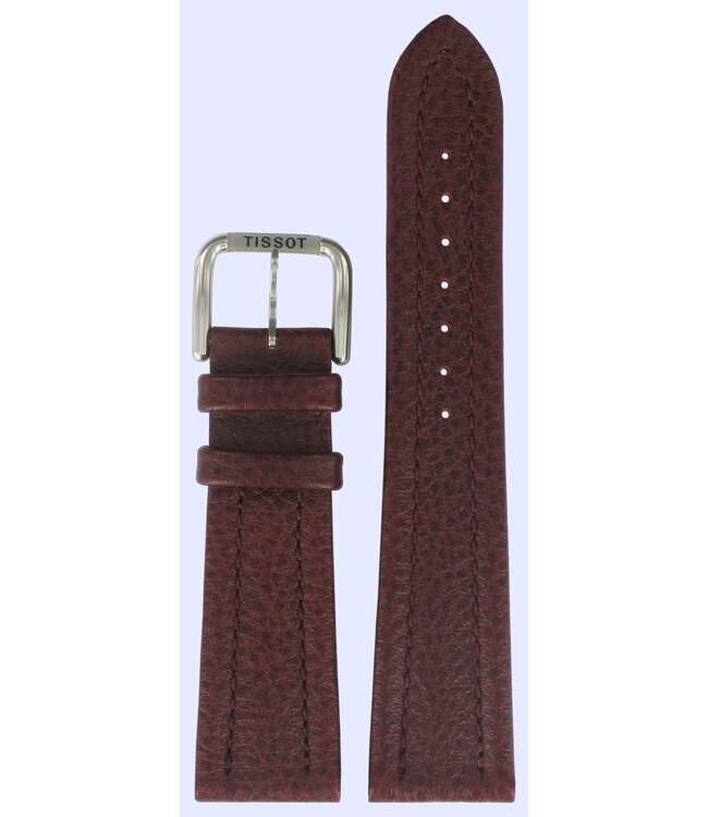 Tissot T62551161 Watch Band T600013291 Red Leather 22 mm Two Timer 4