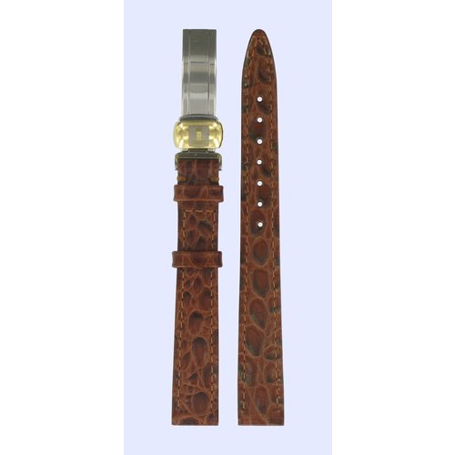 Tissot Tissot T49682513 Watch Band Brown Leather 12 mm Tissot Tissot T49682513 Watch Band Brown Leather 12 mm