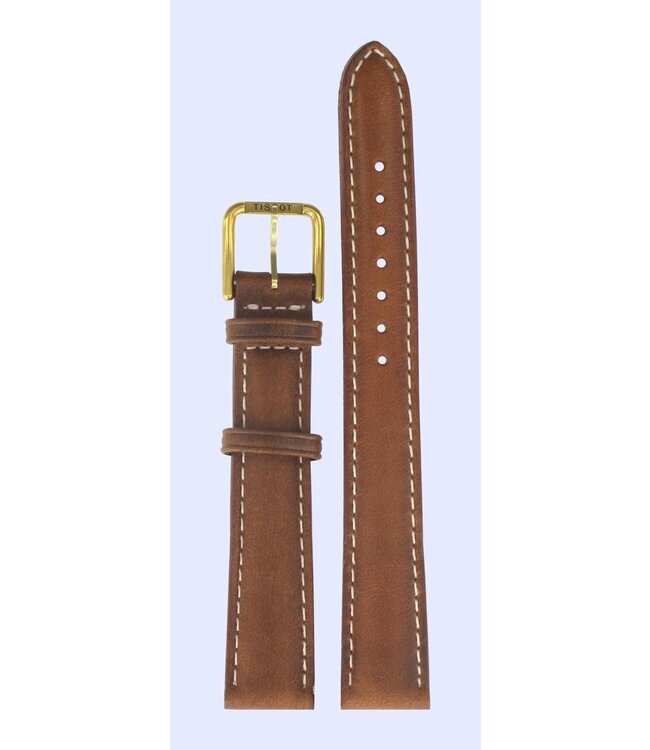 Tissot T27511113 Watch Band T600013339 Brown Leather 14 mm PR 50