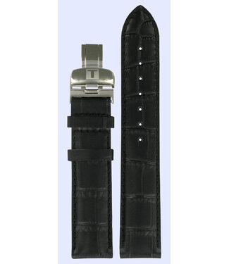 Tissot Tissot PRC200 - T014430 & T171526 Uhrenarmband Schwarz Leder 19 mm