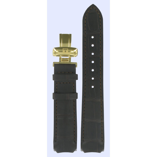 Tissot Tissot T71344511 Uhrenarmband Dunkelbraun Leder mm Tissot Tissot T71344511 Uhrenarmband Dunkelbraun Leder mm