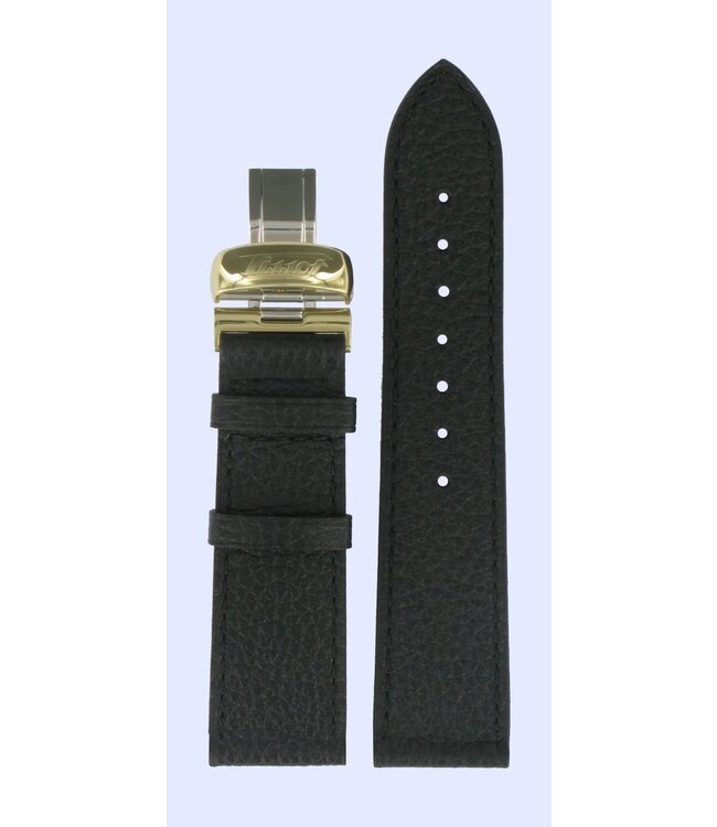 Tissot T5656 Heritage Classic Watch Band T600013403 Black Leather 20 mm Prince