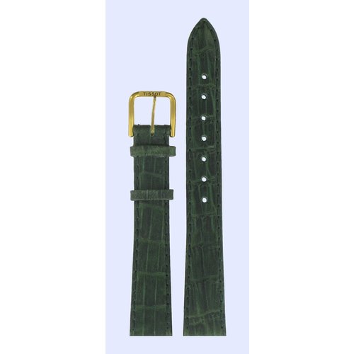 Tissot Tissot T67525521 Watch Band Green Leather 14 mm Tissot Tissot T67525521 Watch Band Green Leather 14 mm