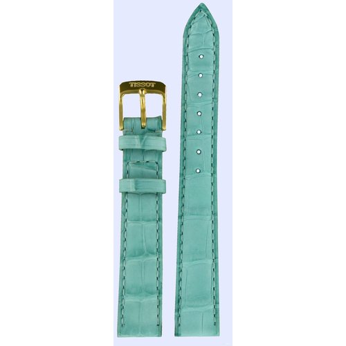 Tissot Tissot T71331181 Watch Band Light Blue Leather 14 mm Tissot Tissot T71331181 Watch Band Light Blue Leather 14 mm