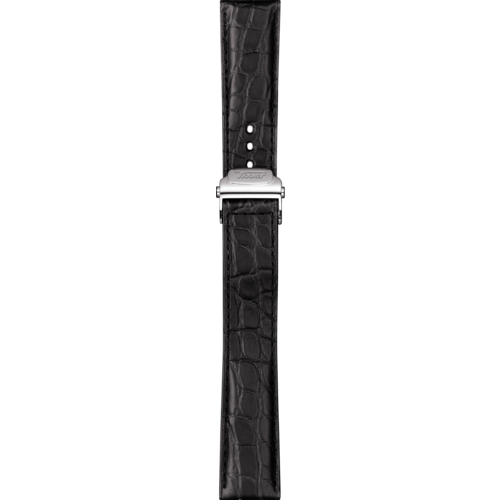 Tissot Tissot T1175, T6617 & T7194 Uhrenarmband Schwarz Leder 20 mm Tissot Tissot T1175, T6617 & T7194 Uhrenarmband Schwarz Leder 20 mm