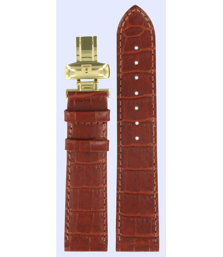 Tissot Tissot T71346234 Watch Band Brown Leather 20 mm