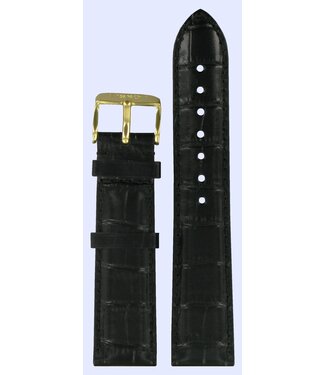 Tissot Tissot T7104 & T7134 XL - Carson Watch Band Black Leather 20 mm