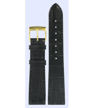 Tissot Tissot T713437 Ely Watch Band Black Leather 19 mm