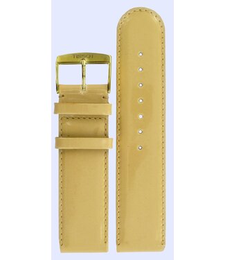 Tissot Tissot T71332371 Watch Band Light Brown Leather 22 mm