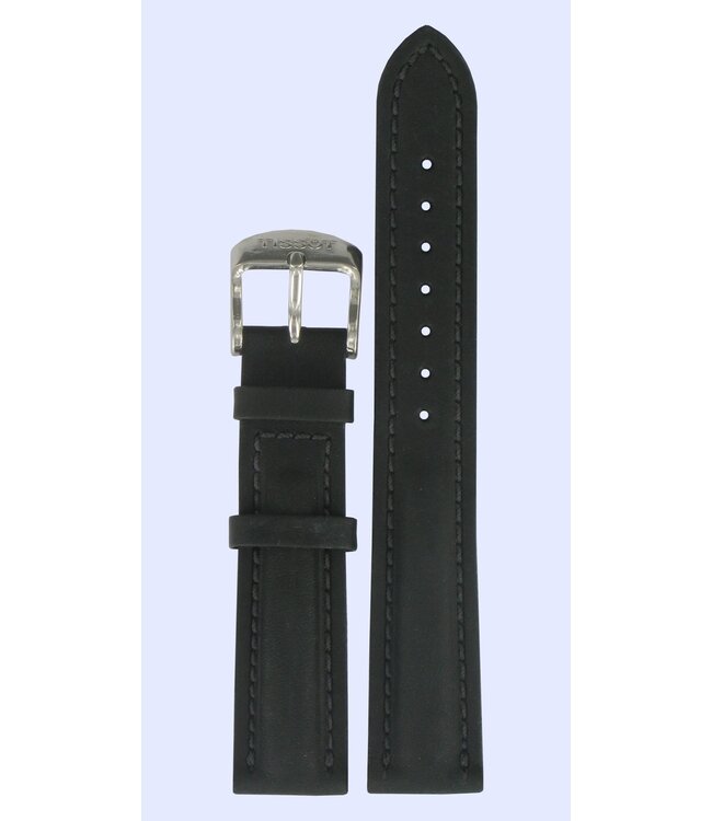 Tissot T14185361 Watch Band T600013569 Black Leather 18 mm PR 100