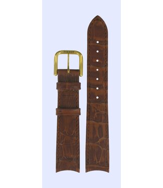 Tissot Tissot T46541113 Watch Band Brown Leather 18 mm