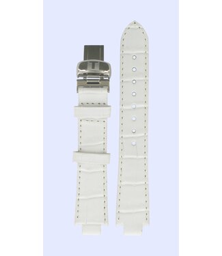 Tissot Tissot T60125963 T-Trend Pulseira De Relógio Branco Couro 09,5 mm