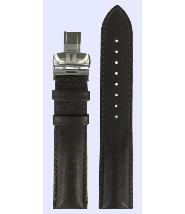 Tissot T33131832 Watch Band T600013645 Black Leather 19 mm T-Touch Classic