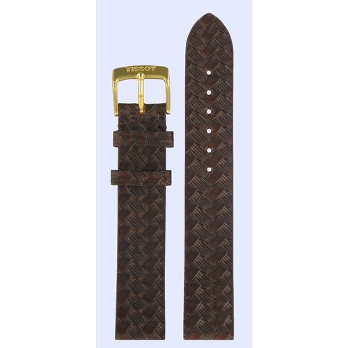 Tissot Tissot T71332132 Watch Band Dark Brown Leather 17 mm Tissot Tissot T71332132 Watch Band Dark Brown Leather 17 mm