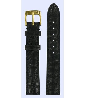 Tissot Tissot T71331632 Watch Band Black Leather 15 mm