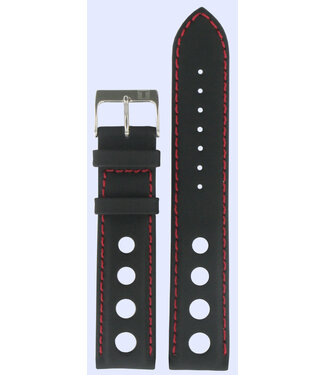 Tissot Tissot T34172852 Nascar Watch Band Black Leather 19 mm