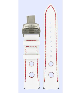 Tissot Tissot Z252/352 & Z253/353 Danica Patrick Correa De Reloj Blanco Cuero 20 mm