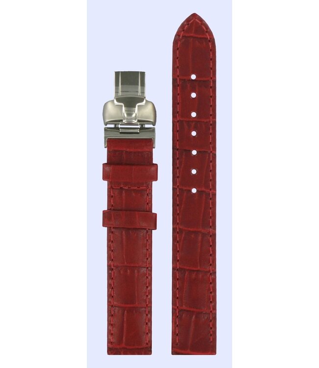Tissot L750/850 - T023210 Watch Band T600020010 Red Leather 14 mm T-Wave
