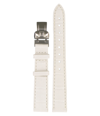 Tissot Tissot T008010A & T22115121 Watch Band White Leather 14 mm