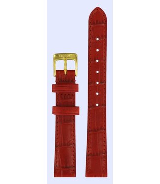 Tissot Tissot T71333574 Watch Band Red Leather 14 mm